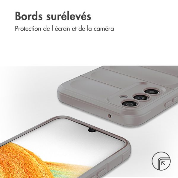 imoshion Coque arrière EasyGrip Samsung Galaxy A34 (5G) - Gris