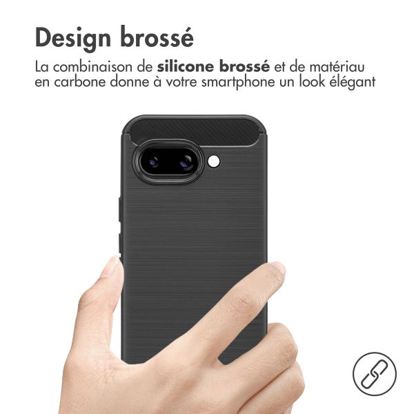 imoshion Coque Brushed Google Pixel 9A - Noir