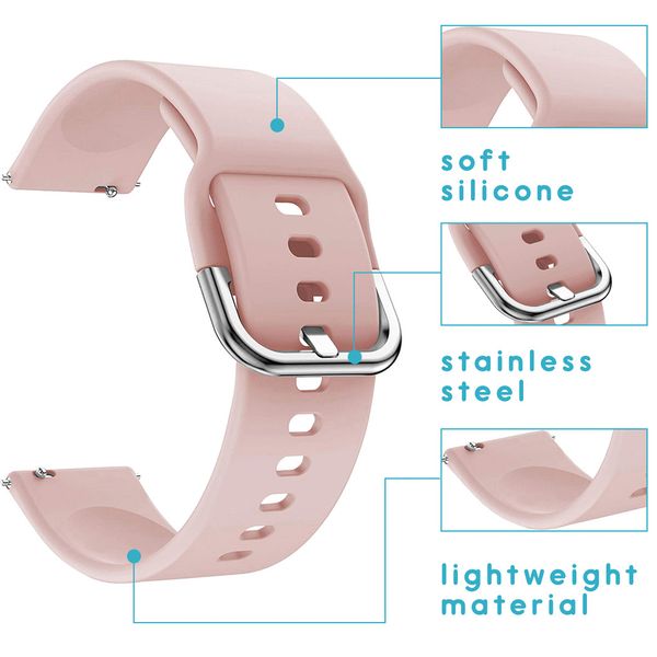 imoshion Bracelet silicone Garmin Vivoactive 4L - Rose