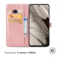 imoshion Etui de télephone Mandala Google Pixel 8 - Rose Doré