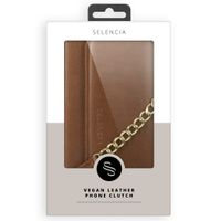 Selencia Pochette amovible en cuir végétalien Eny iPhone 11 - Brun