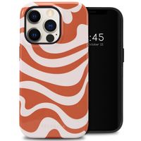 Selencia Coque arrière Vivid Tough iPhone 14 Pro - Dream Swirl Orange