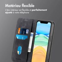 imoshion Étui de téléphone portefeuille Slim Apple iPhone 11 - Noir