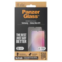 PanzerGlass ﻿Film de protection d'écran anti-bactérien Refresh Ultra-Wide Fit avec applicateur Samsung Galaxy A25 (5G)