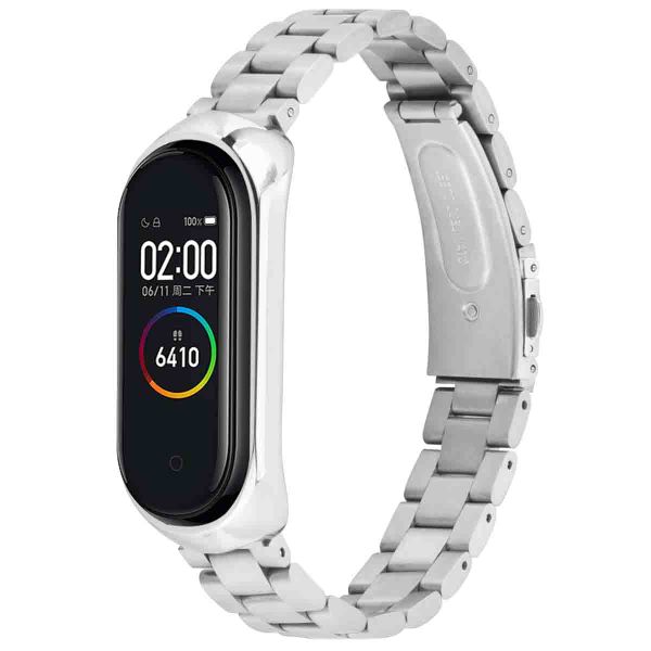 imoshion Bracelet en acier Xiaomi Mi Band 3 / 4 - Argent