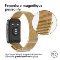 imoshion Bracelet magnétique milanais Huawei Watch Fit - Dorée