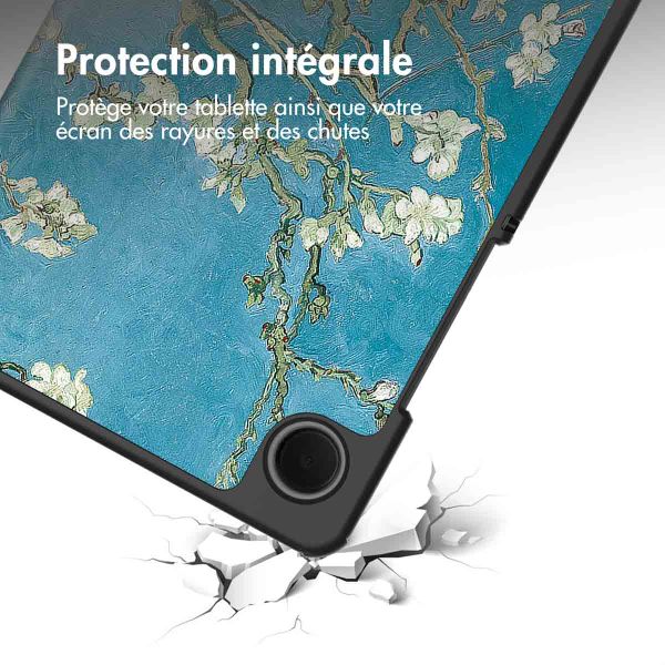 imoshion Coque tablette Design Trifold Samsung Galaxy Tab A11 / A9 8.7 pouces - Green Plant