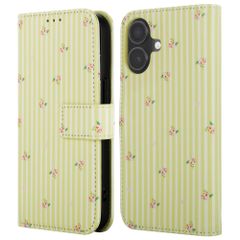 imoshion Étui de télephone portefeuille Design Apple iPhone 17 - Garden Stripes