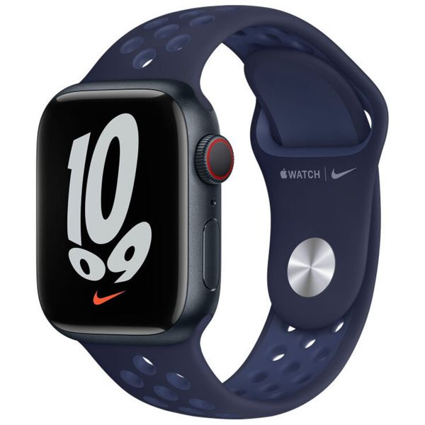 Apple Nike Sport Band Apple Watch Series 1 á 9 / SE (38/40/41 mm) | Series 10 (42 mm) - Midnight Navy/Mystic Navy