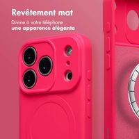 imoshion Coque Couleur avec MagSafe Apple iPhone 17 Pro Max - Neon Pink