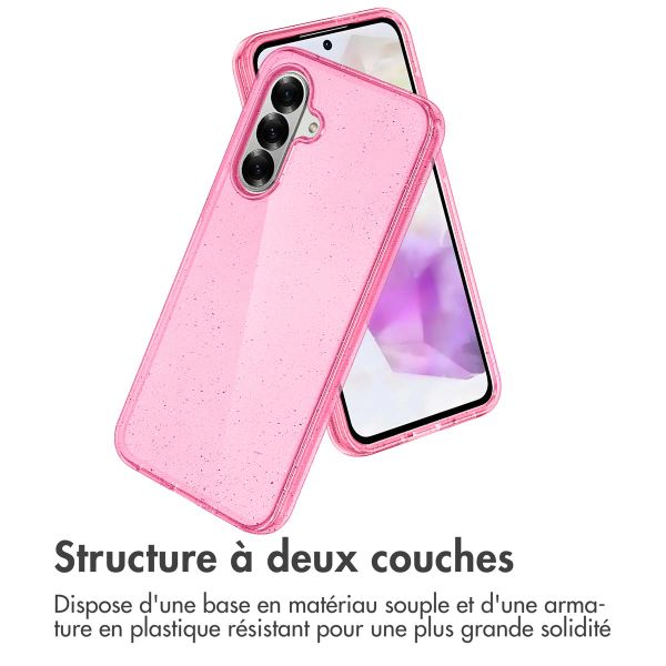 imoshion Coque Pailletée Samsung Galaxy A36 - Paillettes Rose