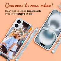 Concevez votre Coque MagSafe avec cordon amovible Apple iPhone 16 - Transparent