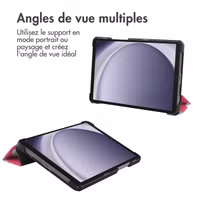 imoshion Coque tablette Design Trifold Samsung Galaxy Tab A11 / A9 8.7 pouces - Dusty Rose Blossom
