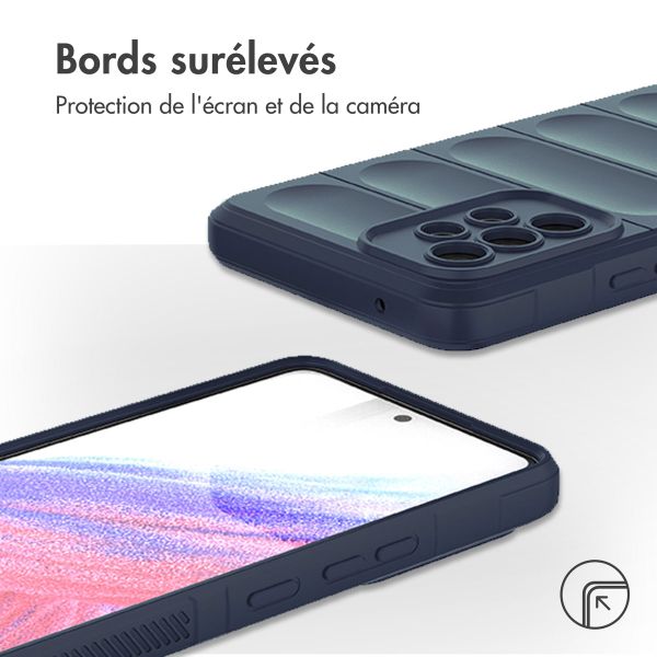 imoshion Coque arrière EasyGrip Samsung Galaxy A53 - Bleu foncé