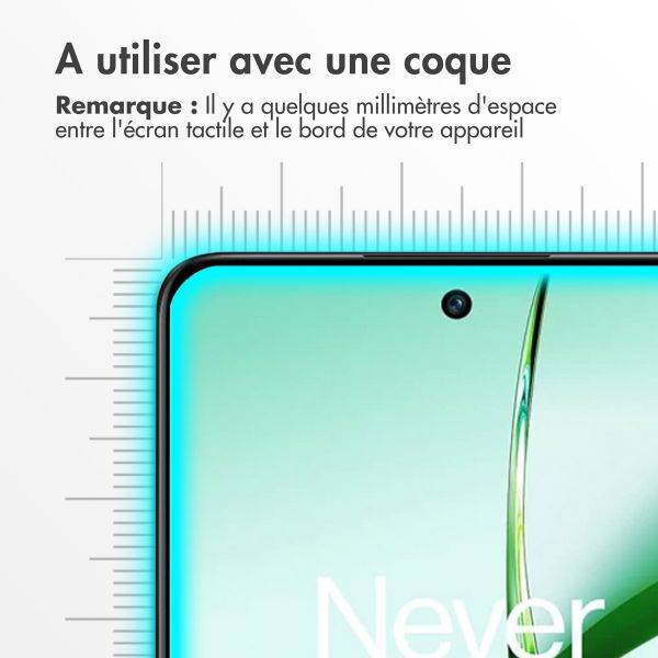 Accezz Protection d'écran en verre trempé OnePlus Nord CE 4 - Transparent