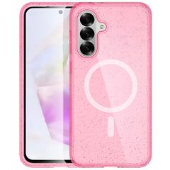 imoshion Coque Pailletée avec MagSafe Samsung Galaxy A36 - Paillettes Rose