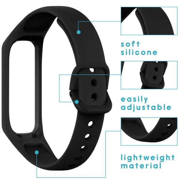 imoshion Bracelet silicone Samsung Galaxy Fit 2 - Noir