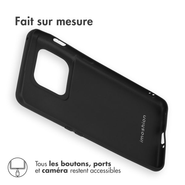 imoshion Coque Couleur pour OnePlus 10 Pro - Noir