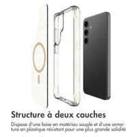 imoshion Coque Pailletée avec MagSafe Samsung Galaxy S24 - Dorée