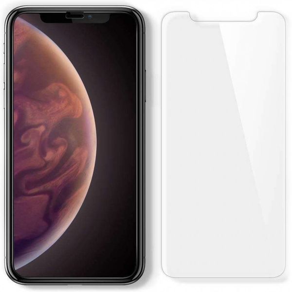 Spigen Protection d'écran en verre trempé GLAStR + applicateur iPhone Xr