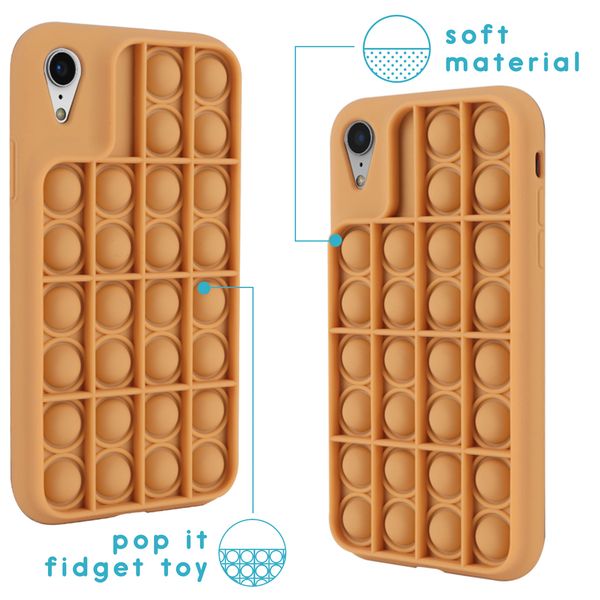 imoshion Pop It Fidget Toy - Coque Pop It iPhone Xr - Dorée