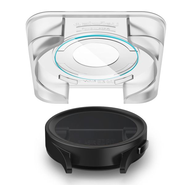 Spigen Protection d'écran EZ FIT Glas.tR avec applicateur Samsung Galaxy Watch 5 Pro - 45 mm - Transparent