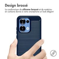 imoshion Coque Brushed Oppo Reno 13 - Bleu foncé