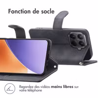 imoshion Etui de télephone portefeuille avec cordon Xiaomi 15T Pro - Noir