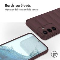 imoshion Coque arrière EasyGrip Samsung Galaxy S24 Plus - Aubergine 