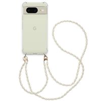 imoshion Coque avec dragonne + bracelet - Perles Google Pixel 8 - Transparent