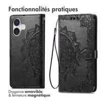 imoshion Etui de télephone Mandala Apple iPhone 17 - Noir