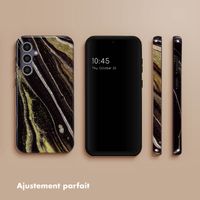 Selencia Coque arrière Vivid Samsung Galaxy S23 FE - Chic Marble