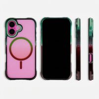 Selencia Coque arrière MagSafe Gradient Apple iPhone 16 - Vert / Brun
