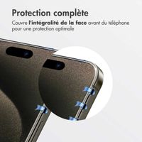 Accezz Protecteur d’écran en verre trempé + Applicateur Apple iPhone 15 Pro