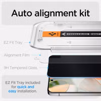 Spigen Protection d'écran en verre trempé GLAStR Privacy Applicator Google Pixel 9 / 9 Pro / 10 / 10 Pro