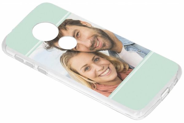 Concevez votre propre coque en gel Moto E5 / G6 Play - Transparent