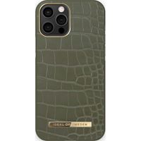 iDeal of Sweden Coque Atelier iPhone 12 Pro Max - Khaki Croco