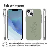 imoshion Coque Design iPhone 14 - Floral Green