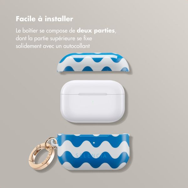 Selencia Coque Vivid Apple AirPods Pro 2 - Wave Vibes Classic Blue