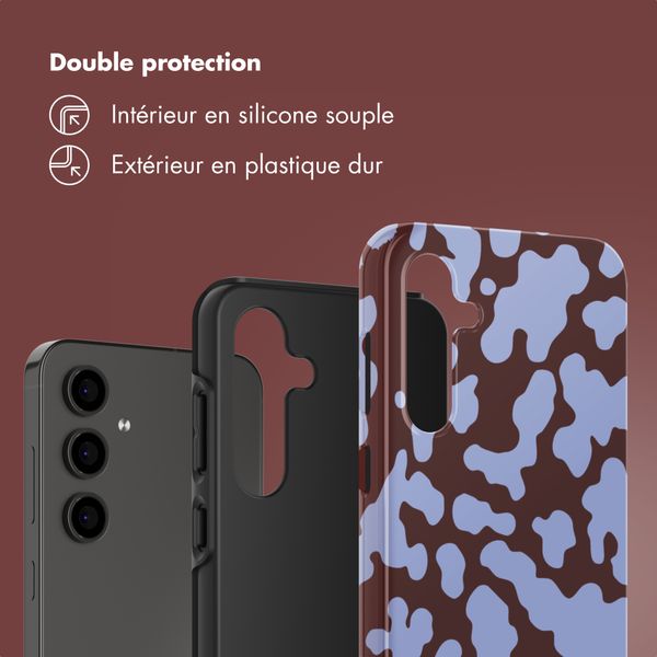 Selencia Coque arrière Vivid Samsung Galaxy S24 FE - Moo'd Lavender Glow