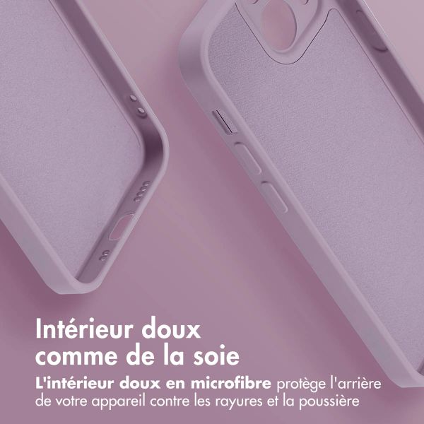 imoshion Coque Couleur avec MagSafe iPhone 13 Mini - Violet