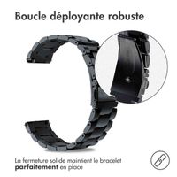 imoshion Bracelet en acier  - Connexion universelle 20 mm - Noir