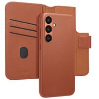Accezz Étui de télephone portefeuille en cuir 2-en-1 avec MagSafe Samsung Galaxy S23 FE - Sienna Brown