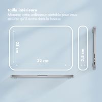 Selencia Pochette ordinateur Puffy 13-14 pouces - Slate Blue