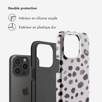 Selencia Coque arrière Vivid Apple iPhone 15 Pro - Trendy Leopard