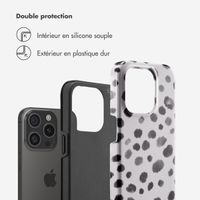 Selencia Coque arrière Vivid Tough iPhone 15 Pro - Trendy Leopard