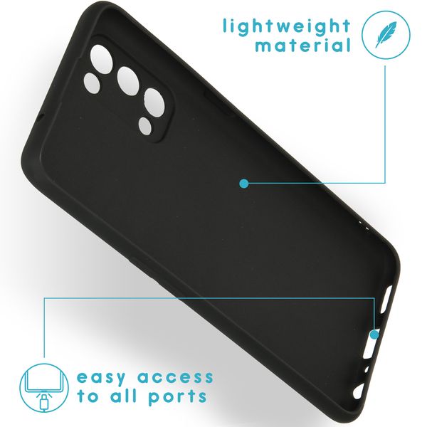 imoshion Coque Couleur Oppo Find X3 Lite - Noir