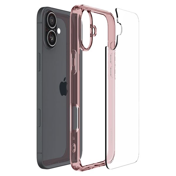 Spigen Coque Ultra Hybrid Apple iPhone 16 - Rose Crystal