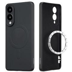 imoshion Coque Couleur avec MagSafe Samsung Galaxy S25 Edge - Noir