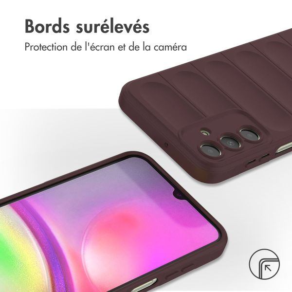 imoshion Coque arrière EasyGrip Samsung Galaxy A25 (5G) - Aubergine